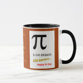 Er is een Happy Pi Dag Maart 14, Mok