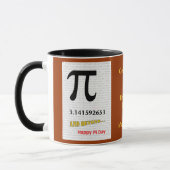 Er is een Happy Pi Dag Maart 14, Mok (Links)
