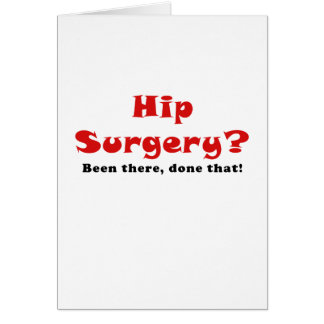 Er is een heupoperatie uitgevoerd die