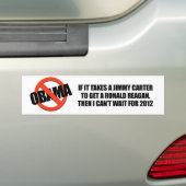 Er is een Jimmy Carter nodig om een Reagan te hale Bumpersticker (Op auto)