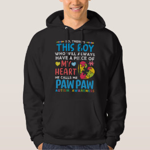 Er is een jongen die altijd een stuk zal hebben hoodie