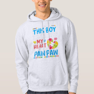 Er is een jongen die altijd een stuk zal hebben hoodie