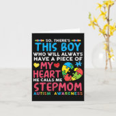 Er is een jongen die hij me stiefmoeder autisme Aw Kaart (Gele Bloem)