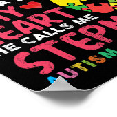 Er is een jongen die hij me stiefmoeder autisme Aw Poster (Hoek)