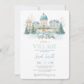 Er is een jongen van een Baby shower nodig Kaart (Voorkant)