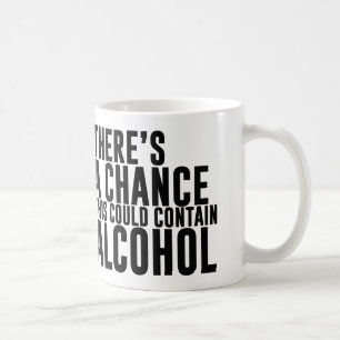 Er is een kans dat dit alcohol kan bevatten koffiemok