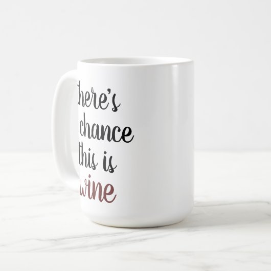 Er is een kans dat dit de Mok van Wijnkoffie is (Voorkant links)