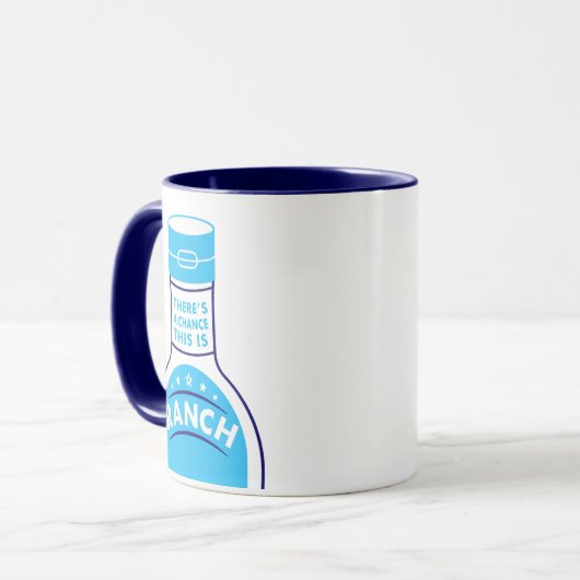 Er is een kans dat dit Ranch Funny is Mok (Voorkant links)