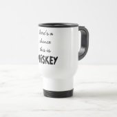 Er is een kans dat dit whisky geïsoleerd is reisbeker (Voorkant rechts)