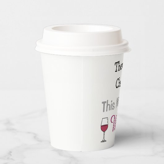 Er is een kans dat dit wijn is papieren bekers (Rechts)