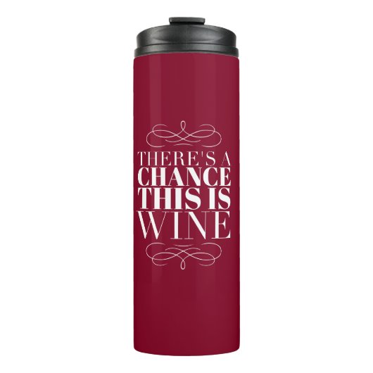 Er is een kans dat dit wijn is thermosbeker (Voorkant)