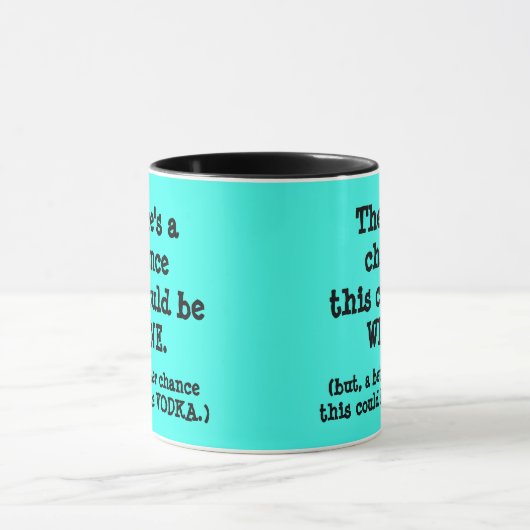 Er is een kans dat dit zou kunnen wijn, of Wodka. Mok (Midden)