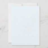 Er is een kerstvakantie Baby shower Kaart (Achterkant)