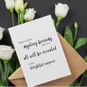 Er is een klein mysterie brouwen - unieke puzzel kaart