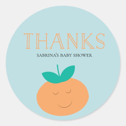 Er is een klein stukje op weg naar bedankt sticker (Voorkant)