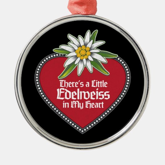 Er is een kleine Edelweiss in mijn hart Ornament (Voorkant)
