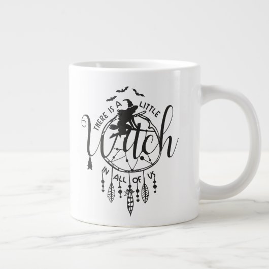 Er is een kleine heks in ons allemaal - Witchy Boh Grote Koffiekop (Rechts)