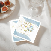 Er is een kleine pompoen op weg naar elegant Baby  Servet