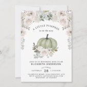 Er is een kleine pompoen op weg naar Sage Floral Kaart (Voorkant)