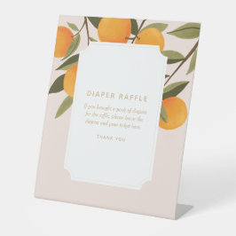 Er is een kleine snee op de weg naar de luier Raff Reclamebord Met Voetstuk