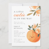 Er is een kleine snee op weg naar Citrus Baby show Kaart (Voorkant)