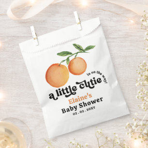 Er is een kleine snee op weg naar Oranje Baby show Bedankzakje
