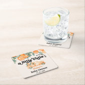 Er is een kleine snee op weg naar Oranje Baby show Kartonnen Onderzetters (Insitu)