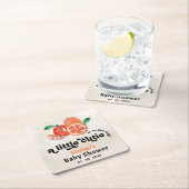 Er is een kleine snee op weg naar Oranje Baby show Kartonnen Onderzetters (Insitu)