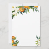 Er is een kleine snee op weg naar uitnodiging (Achterkant)