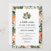 Er is een kleine stropdas op weg naar Citrus Baby  Kaart (Voorkant)