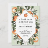 Er is een kleine stropdas op weg naar Citrus Baby  Kaart (Voorkant)