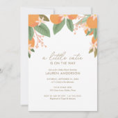 Er is een kleine stropdas op weg naar Citrus Baby  Kaart (Voorkant)