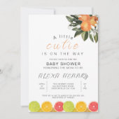 Er is een kleine stropdas op weg naar citrusbaby s kaart (Voorkant)