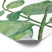 Er is een kleine zoete erwt onderweg. Baby Shower Poster (Hoek)