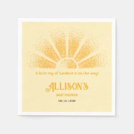 Er is een kleine zonnestraal onderweg. servet