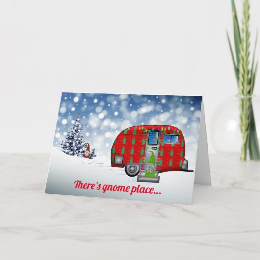 Er is een koepelplek...zoals thuis feestdagen kaart (Voorkant)