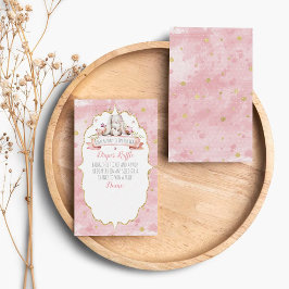 Er is een konijn onderweg die luierkrabbels Baby s Informatiekaartje