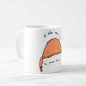 er is één krab nodig om één te kennen koffiemok (Voorkant links)