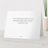 Er is één krab nodig om er een te kennen bedankkaart (Achterkant)