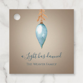 Er is een licht aangebroken | Waterverf Custom Chr Bedankjes Labels