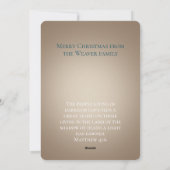 Er is een licht aangebroken | Waterverf Custom Chr Feestdagenkaart (Achterkant)