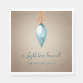 Er is een licht aangebroken | Waterverf Custom Chr Servet (Voorkant)