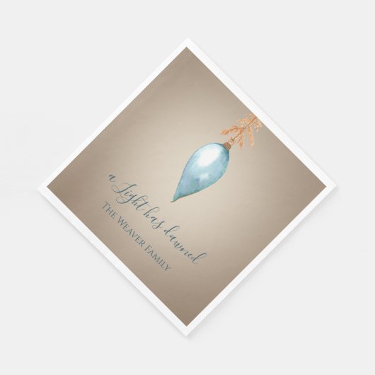 Er is een licht aangebroken | Waterverf Custom Chr Servet (Hoek)