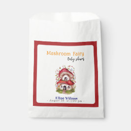 Er is een lieve kleine paddenstoelenfee onderweg bedankzakje