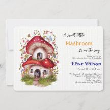 Er is een lieve kleine paddenstoelenfee onderweg