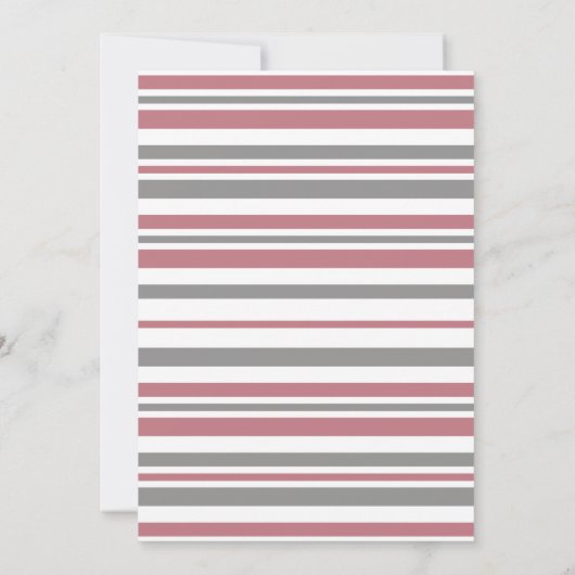 Er is een meisje onderweg! Clothesline-Baby shower Kaart (Achterkant)