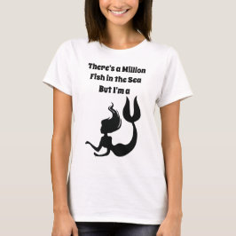 Er is een Million Fish Quote w / tekst T-shirt