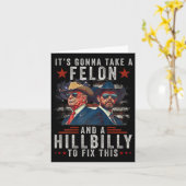 Er is een misdadiger en een Hillbilly voor nodig o Kaart (Gele Bloem)