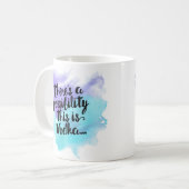 Er is een mogelijkheid dit is wodka koffie Mok (Voorkant links)