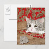 Er is een muis in huis! briefkaart (Voorkant / Achterkant)